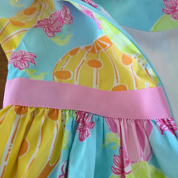 Lilly Pulitzer platinum balloon print dress - short sleeve - size 4T EUC - Picture 9 of 10